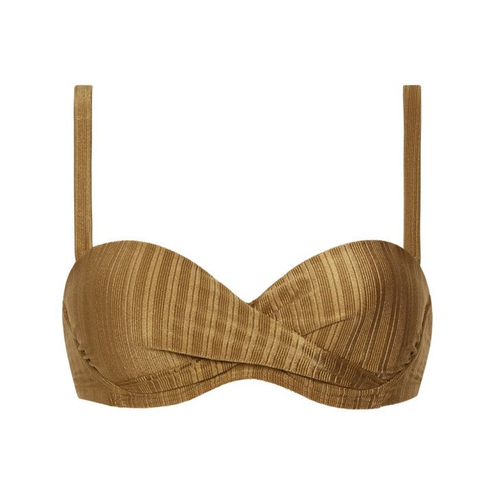 Multiway Bikinitop Dull Gold afbeelding