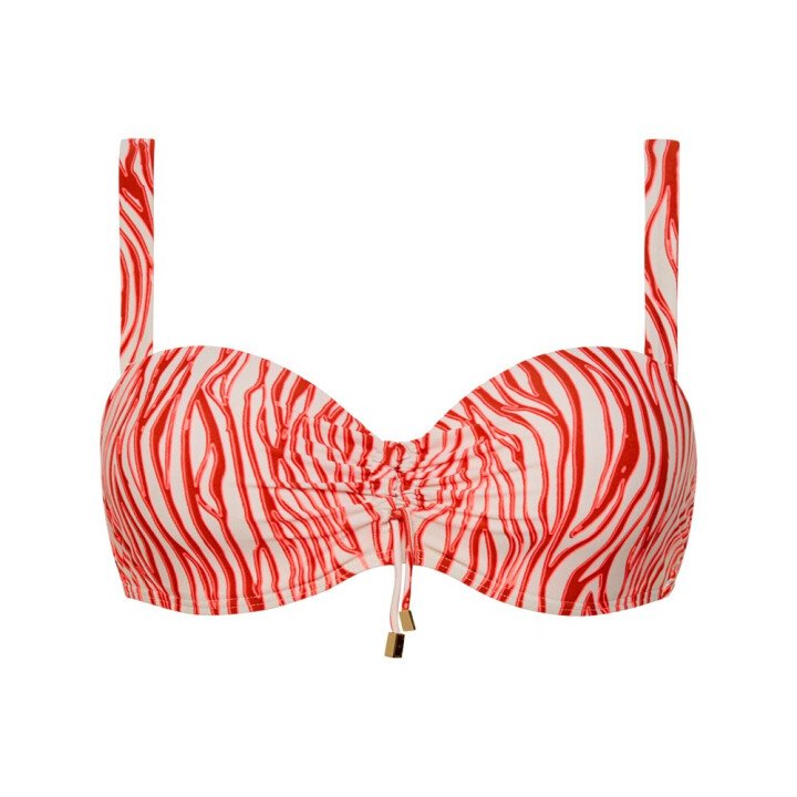 Multiway Bikinitop Neon Zebra afbeelding