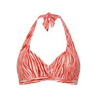 Halter Bikinitop Neon Zebra afbeelding