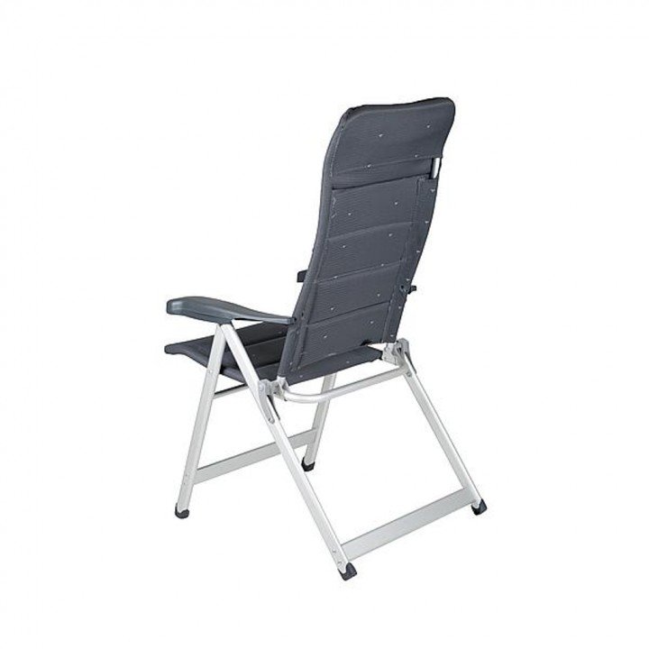 Chaise De Jardin - Crespo - AL-215 Compact - Gris Foncé - Appui-tête