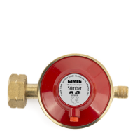 Gimeg gasdrukregelaar afblaasbeveiliging 50 mbar Kombi X 1/4 inch links afbeelding