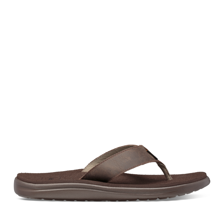 Voya Flip Leather Slippers Men afbeelding