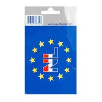 CP NL Sticker ovaal blauw afbeelding