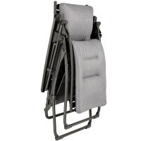lafuma evolution be comfort relaxstoel silver ingeklapt afbeelding