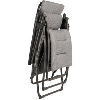 lafuma futura be comfort relaxstoel silver ingeklapt afbeelding