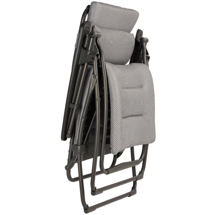 lafuma futura be comfort relaxstoel silver ingeklapt afbeelding