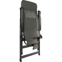 bardani domenica plus campingstoel urban grey ingeklapt schuin afbeelding