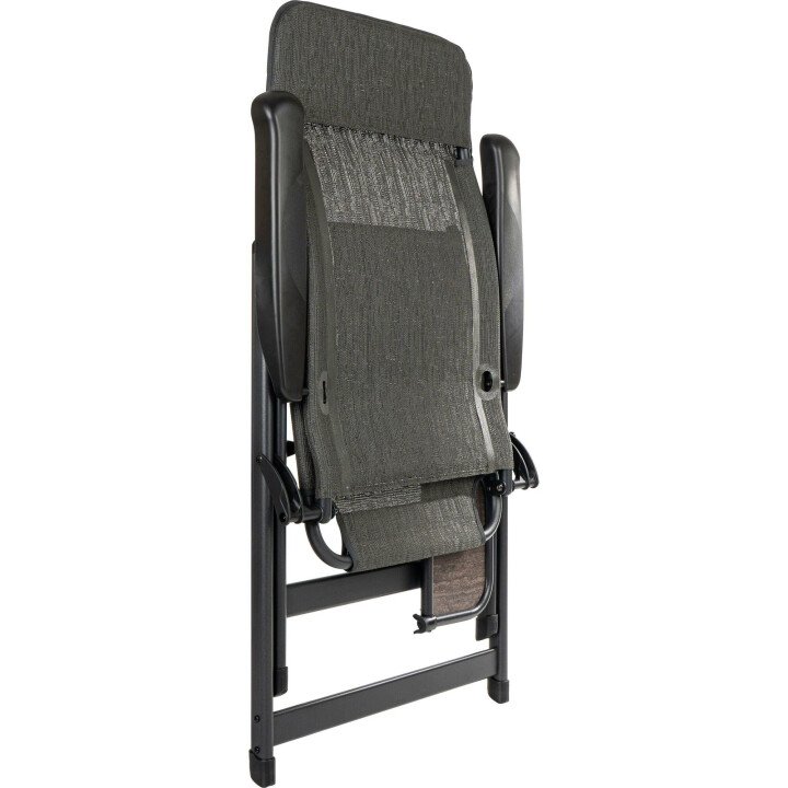 bardani domenica plus campingstoel urban grey ingeklapt schuin afbeelding