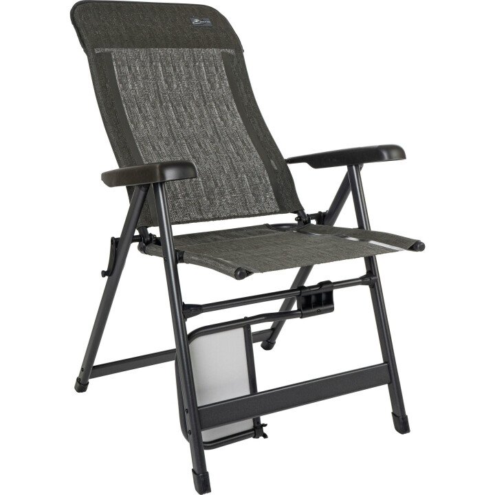 bardani domenica plus campingstoel urban grey verstelbare stand tafel omlaag afbeelding