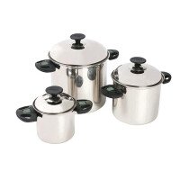 BC Pannenset Elegance Compact 3 rvs afbeelding