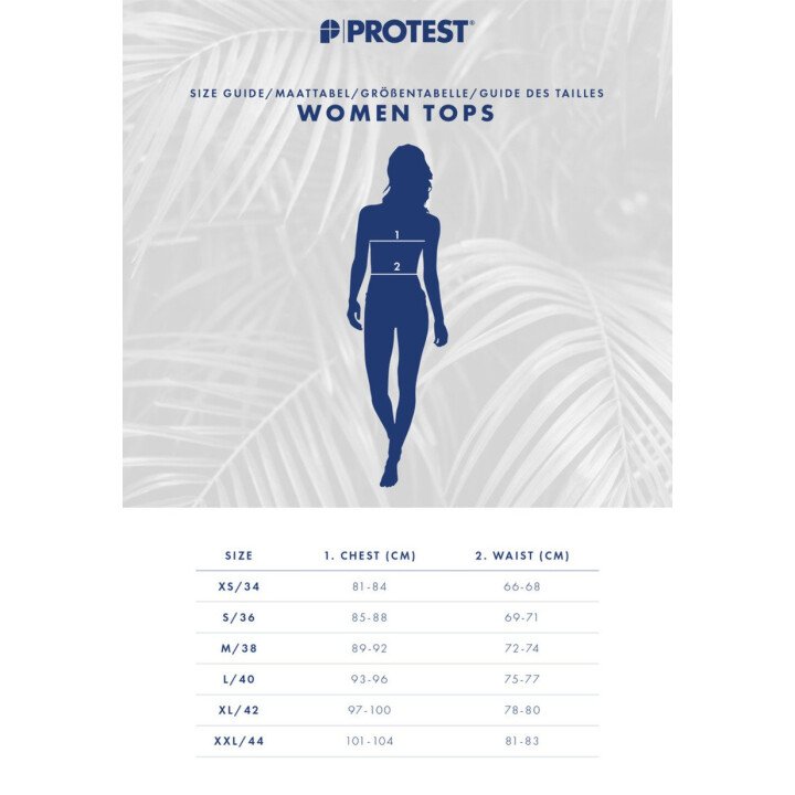 SizeChart Women Tops afbeelding