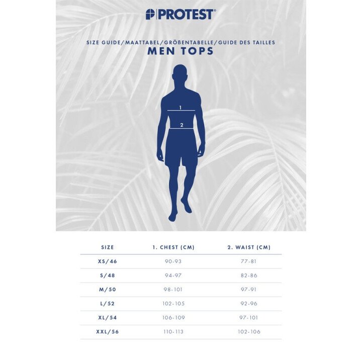 SizeChart Men Tops afbeelding