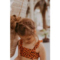 Meisjes Bikinitop Ruffle Leopard afbeelding