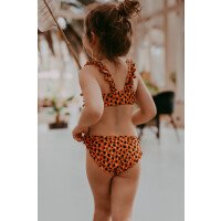 Meisjes Bikinitop Ruffle Leopard afbeelding