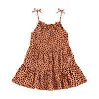 Meisjes Strandjurk Strik Leopard afbeelding