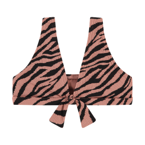 Meisjes Bikinitop Strik Rose Zeb afbeelding