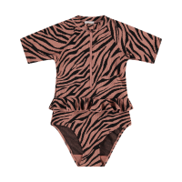 Meisjes UV Badpak Rose Zebra afbeelding