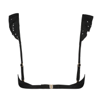 Ruffle Bikinitop Black Embroider afbeelding