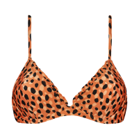 Bikinitop Diepe V-Hals Leopard afbeelding
