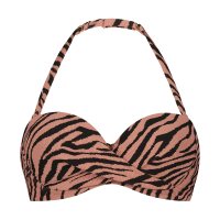 Multiway Bikinitop Rose Zebra afbeelding