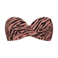 Multiway Bikinitop Rose Zebra afbeelding