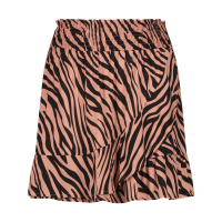 Ruffle Strand Rokje Rose Zebra afbeelding