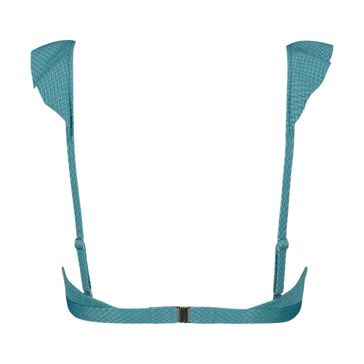 Ruffle Bikinitop Brittany Blue afbeelding
