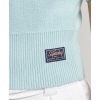 Vintage Cropped Knit Polo afbeelding