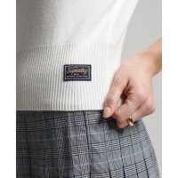 Vintage Cropped Knit Polo afbeelding