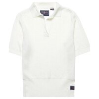 Vintage Cropped Knit Polo afbeelding