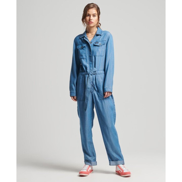 Vintage Woven Boiler Suit afbeelding