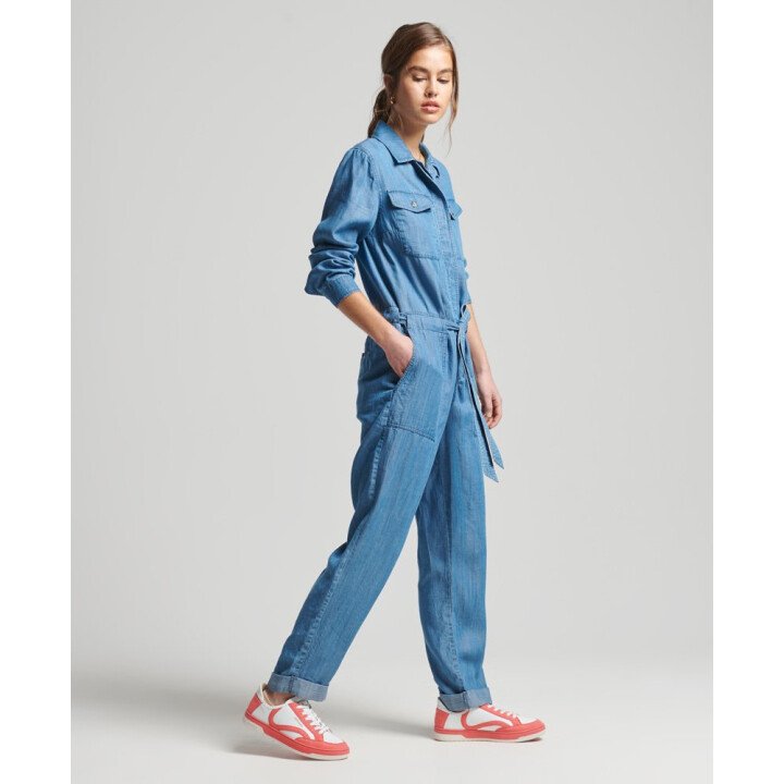 Vintage Woven Boiler Suit afbeelding