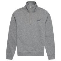Vintage Logo EMB Zip Henley afbeelding