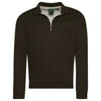 Vintage Logo EMB Zip Henley afbeelding
