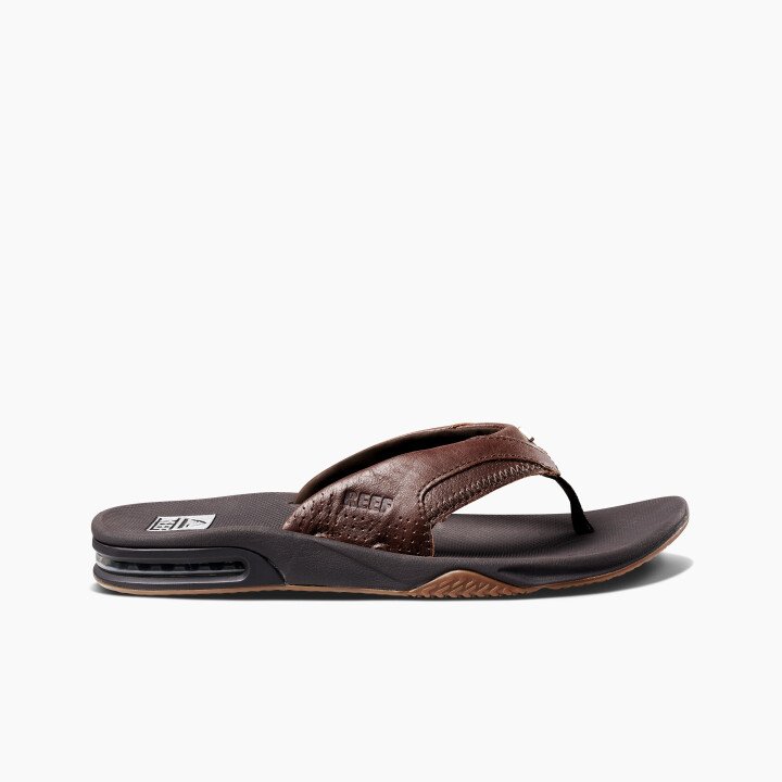 Leather Fanning Lux Slippers afbeelding