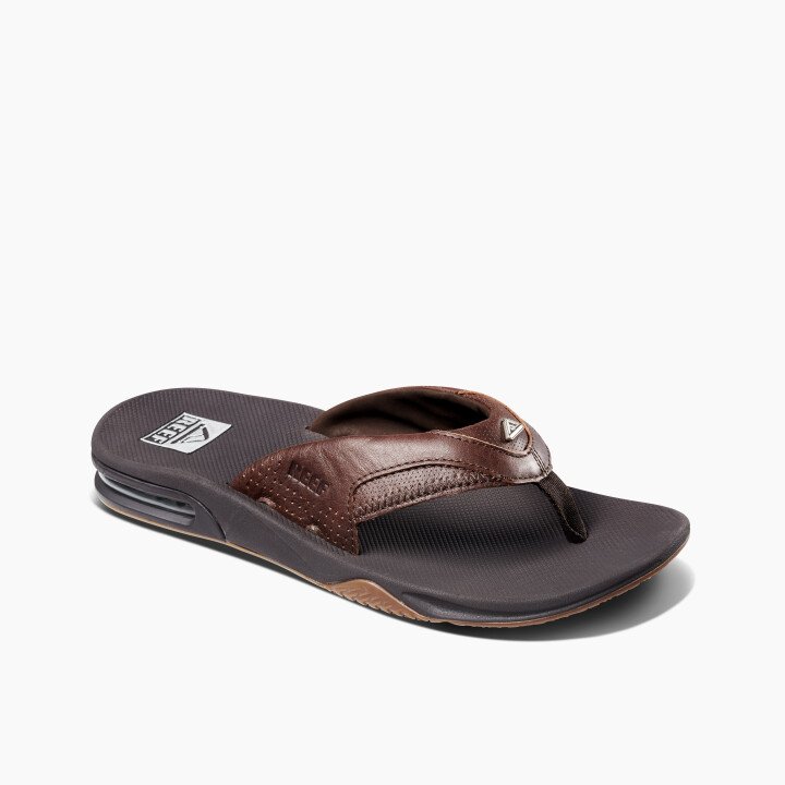 Leather Fanning Lux Slippers afbeelding