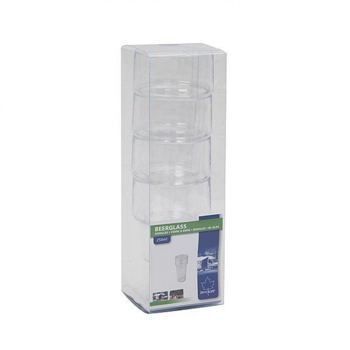 Bierglas PC 250ml 4 st. afbeelding
