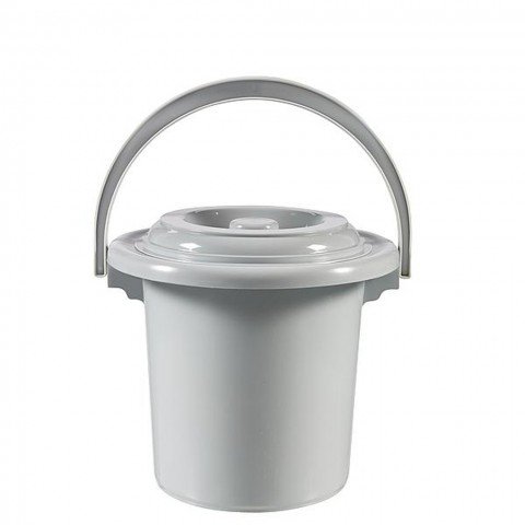 Toiletemmer + Deksel 5Ltr 24cm afbeelding