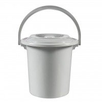 Toiletemmer + Deksel 10 Ltr 31cm afbeelding