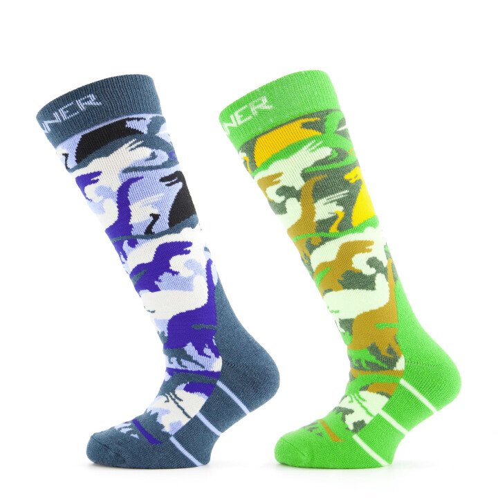 Kids Ski Socks Dino 2-Pack afbeelding