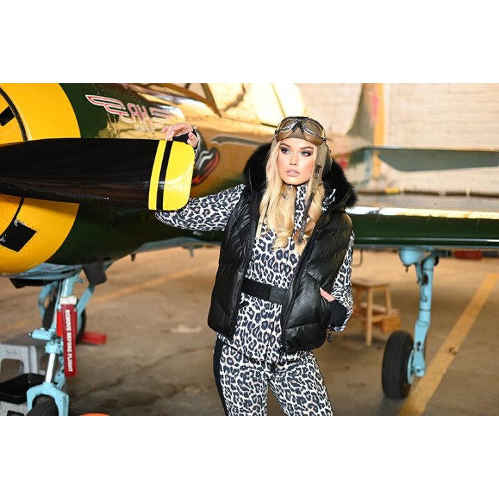 Cleo Ski Jacket Faux Fur Wms afbeelding