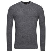 Vintage Textured Crew Knit Men afbeelding