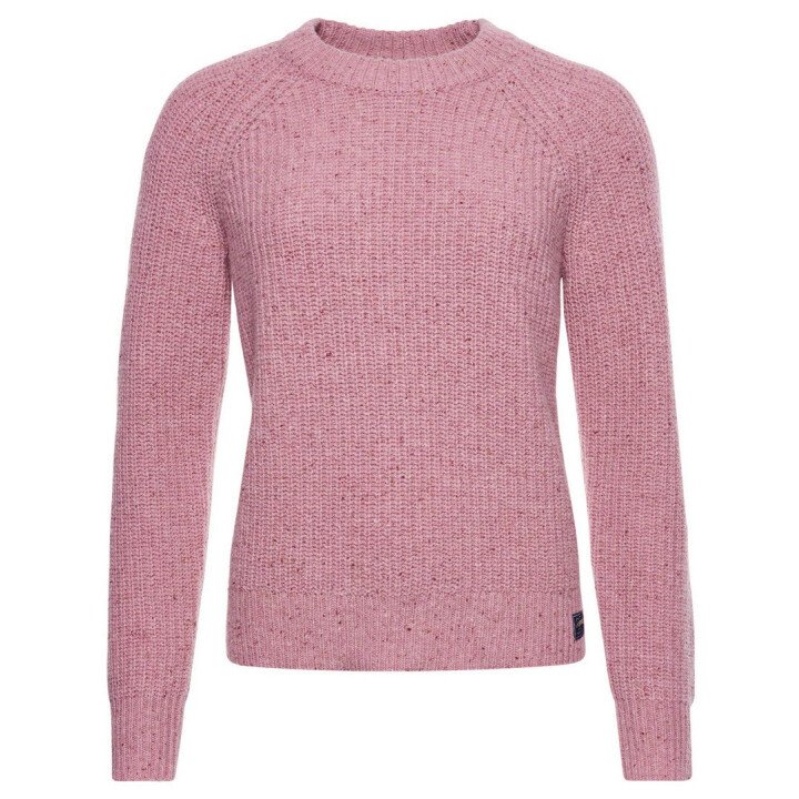 Tweed Rib Crew Wms afbeelding
