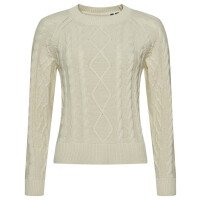 Vintage Cotton Cable Crew Wms afbeelding