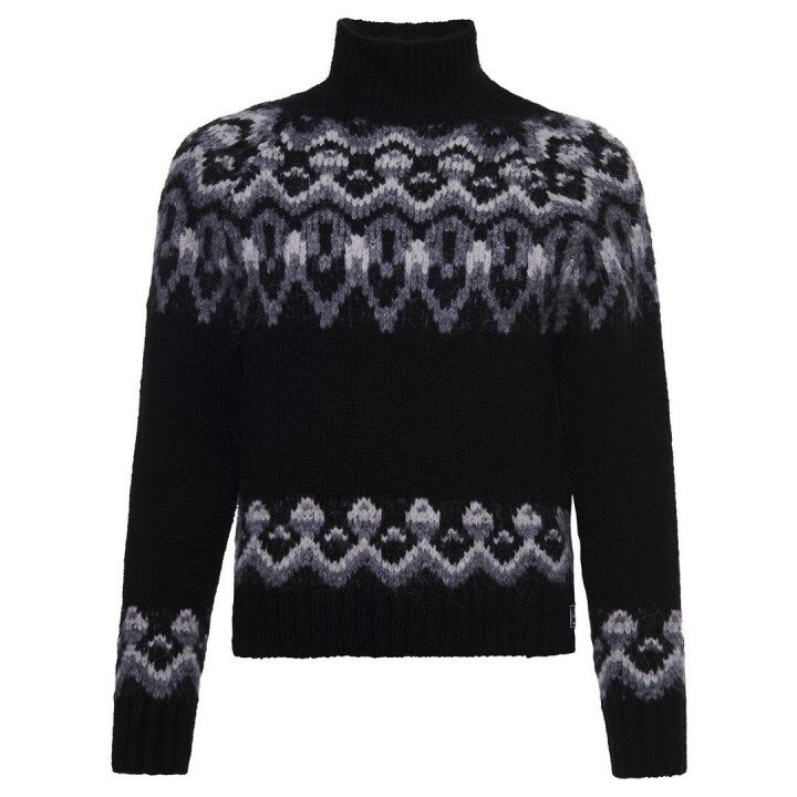 Vintage Slouchy Fairisle Knit Wms afbeelding
