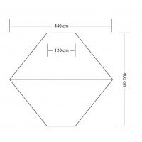 Tarp 5 BTC Wing 120x440x120cm 201000075 1 afbeelding