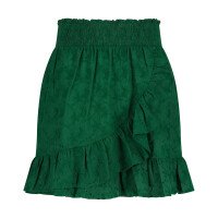Ruffle Strand Rokje Green Embr afbeelding