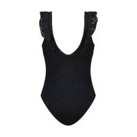 Ruffle Badpak Black Embroidery afbeelding