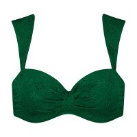 Bikinitop Swirl Green Embroid afbeelding