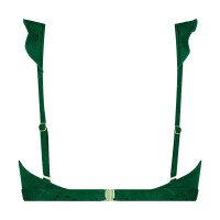 Ruffle Bikinitop Green Embroid afbeelding